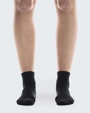 On Shoes Logo Sock Mid 3P - White