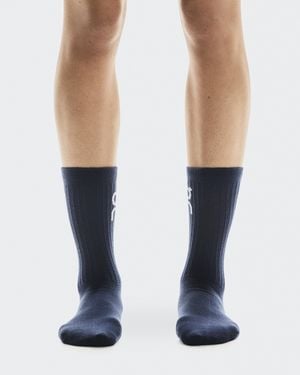 On Shoes Logo Sock High 3P - Blue