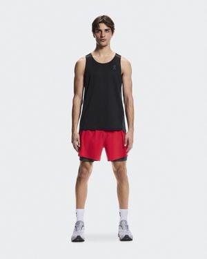 On Shoes 5" Performance 2/1 Shorts - Red