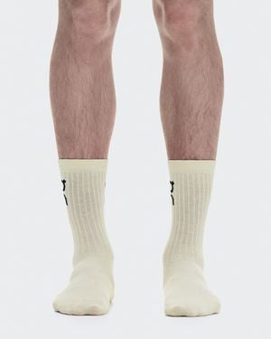 On Shoes Logo Sock High 3P - Natural