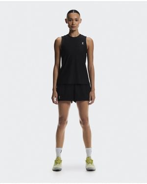 On Shoes 3" Court Shorts 2-In-1 - Black
