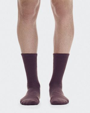 On Shoes Courtside Sock High 2P - Purple