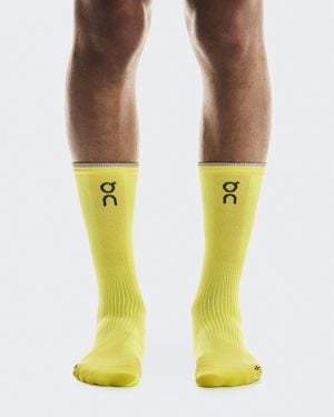 On Shoes Elite Run Sock High - Jaune