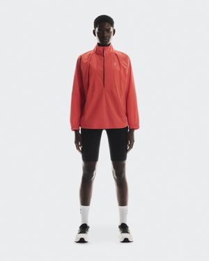 On Shoes All-Day 1/2 Zip Jacket - Red