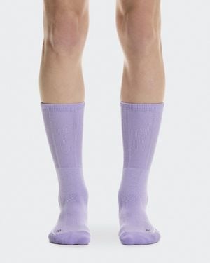 On Shoes Court Sock High - Purple