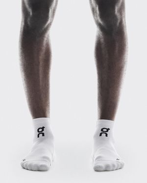 On Shoes Core Run Sock Mid 2P - White