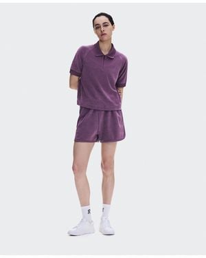 On Shoes Courtside Polo Terry - Purple