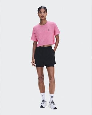 On Shoes Train Flex-T Crop - Pink