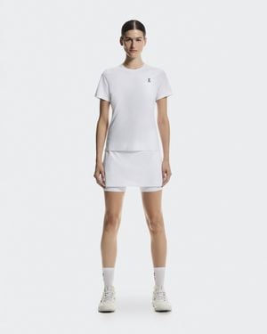 On Shoes Court Skirt Split - White