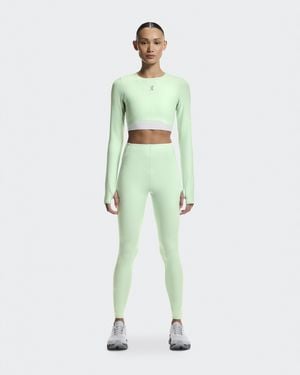 On Shoes Train Lg Sleeve Crop - Green