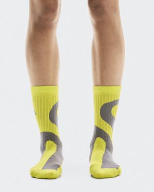 On Shoes Liquid Logo Sock High 2P - Multicolour