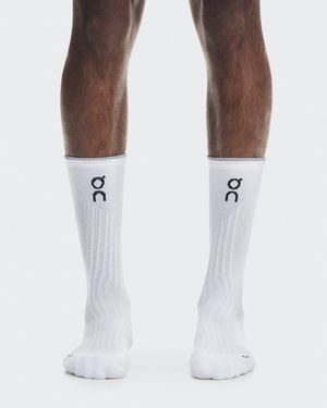 On Shoes Elite Run Sock High Hyper - White