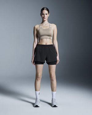 On Shoes 3" Performance 2/1 Shorts - Grey