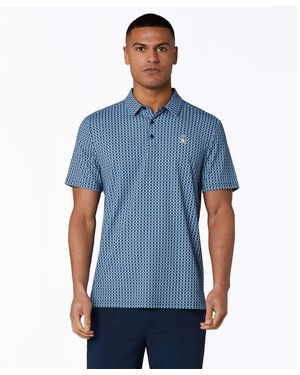 Original Penguin Pete's Bow Tie Golf Polo In Black Iris - Blue