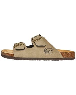 Original Penguin Port Sandal In Sand - Brown