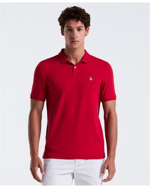 Original Penguin Daddy Pique Polo Shirt In Red