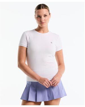 Original Penguin Women's Performance Tennis T-shirt In Bright White