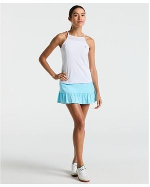 Original Penguin Women's Floral Jacquard Tennis Skort In Castaway - Blue