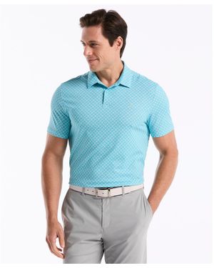Original Penguin Birdseye View Golf Polo In Blue Radience