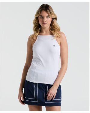 Original Penguin Women's Tennis Tank Top In Bright White