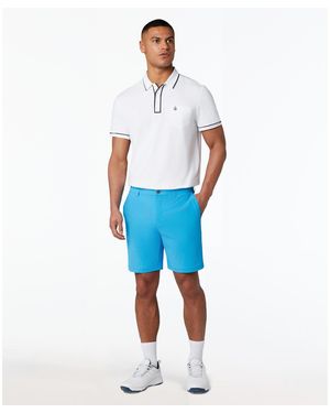 Original Penguin The Player 9" Golf Shorts In Malibu Blue