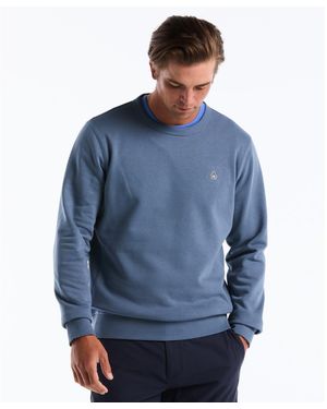 Original Penguin Sticker Pete Sweatshirt In Copen Blue