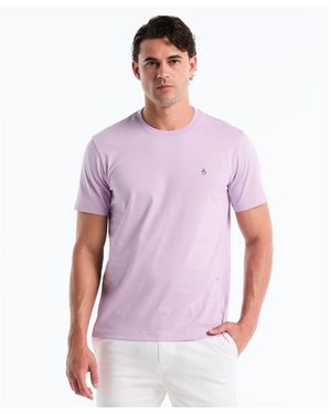Original Penguin Sticker Pete Logo T-shirt In Lavendula - Purple