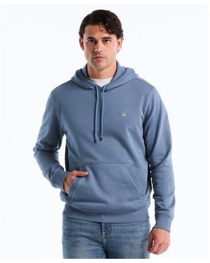 Original Penguin Sticker Pete Hoodie In Copen Blue