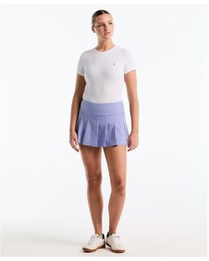 Original Penguin Women's Pleated Tennis Skort In Pale Iris - Blue