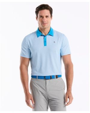 Original Penguin Pete's Tee Time Golf Polo In Malibu Blue