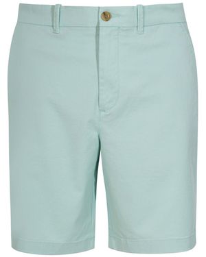 Original Penguin Basic Recycled Cotton Chino Shorts In Surf Spray - Blue