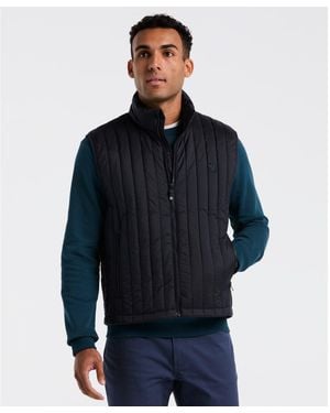 Original Penguin Quilted Gilet In Dark Sapphire - Blue