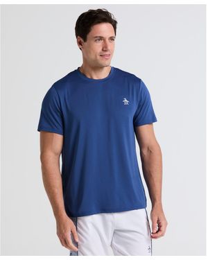 Original Penguin Performance Tennis T-shirt In True Navy - Blue