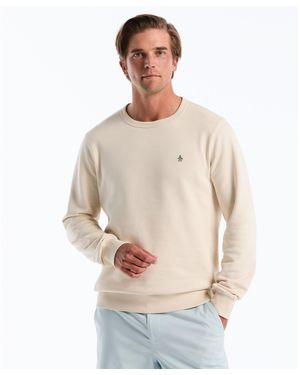 Original Penguin Sticker Pete Sweatshirt In Birch - Natural