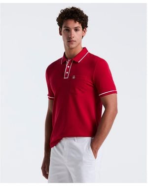 Original Penguin Earl Pique Polo Shirt In Red