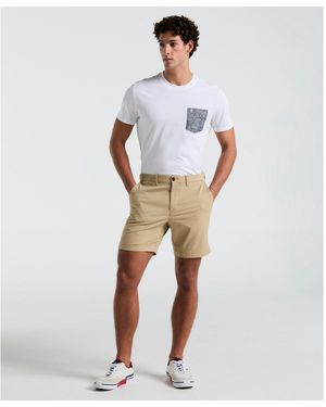 Original Penguin Chino Shorts In Travertine - Multicolour