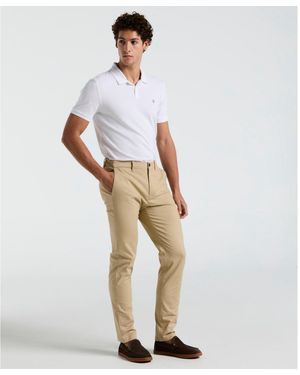 Original Penguin Slim Fit Chinos In Travertine - Multicolour