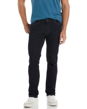 Original Penguin Indigo Rinse Slim Fit Stretch Denim Trousers In Dark Indigo - Black