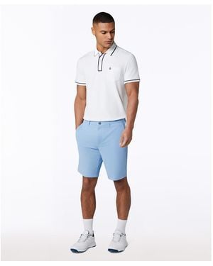 Original Penguin 9" Seersucker Golf Shorts In Baby Blue Jay