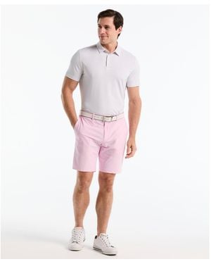Original Penguin The Player 9" Golf Shorts In Pirouette - Red