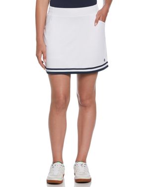Original Penguin Women's Essential Colour Block Golf Skort In Bright White