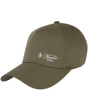 Original Penguin Stephen Basic 6 Panel Cap In Green