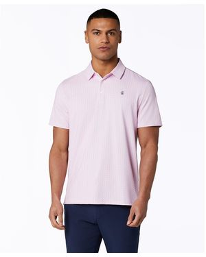 Original Penguin Pete's Bow Tie Golf Polo In Pirouette - White