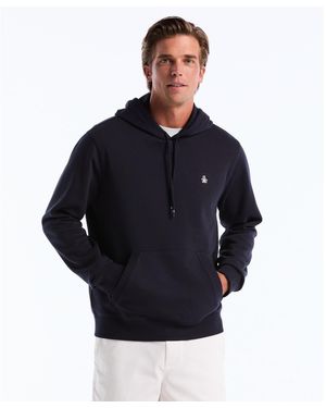 Original Penguin Sticker Pete Hoodie In Dark Sapphire - Blue