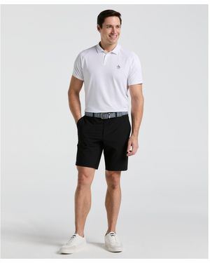 Original Penguin The Player 9" Golf Shorts In Caviar - Multicolour