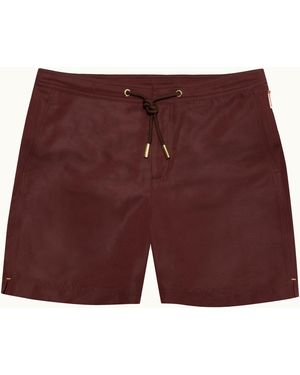 Orlebar Brown Designer Drawcord Swim Shorts - Purple