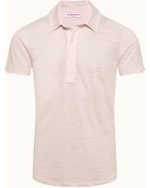 Orlebar Brown Tailored Fit Polo Shirt - Pink