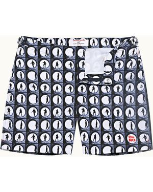 Orlebar Brown 007 Dr. No Opening Scene Mid-length Swim Shorts - Blue