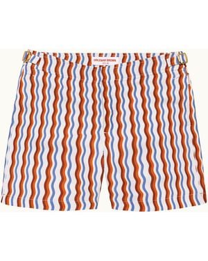 Orlebar Brown Bulldog Coya Beach Club - Red