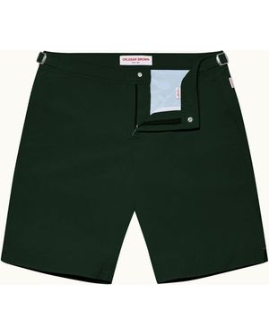 Orlebar Brown Dane Ii Longer-Length Swim Shorts - Green